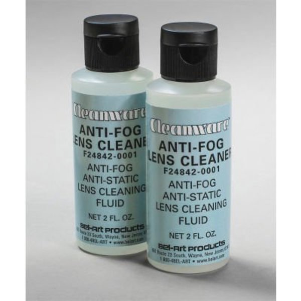 Bel-Art F24842-0001 Cleanware Anti-Fog Lens Cleaner, 2/PK, Bel-Art, Mfr#: F24842-0001